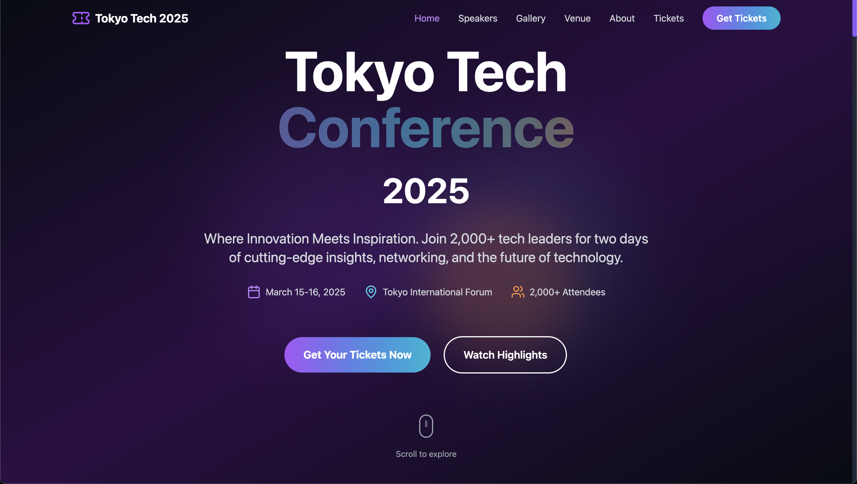 Tokyo Tech Conference
